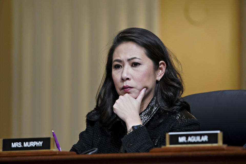 File: Rep. Stephanie Murphy, a Democrat from Florida, during a hearing of the Select Committee to Investigate the January 6th Attack on the US Capitol in Washington, DC, US, on Thursday, Oct. 13, 2022.  / Credit: Al Drago/Bloomberg via Getty Images