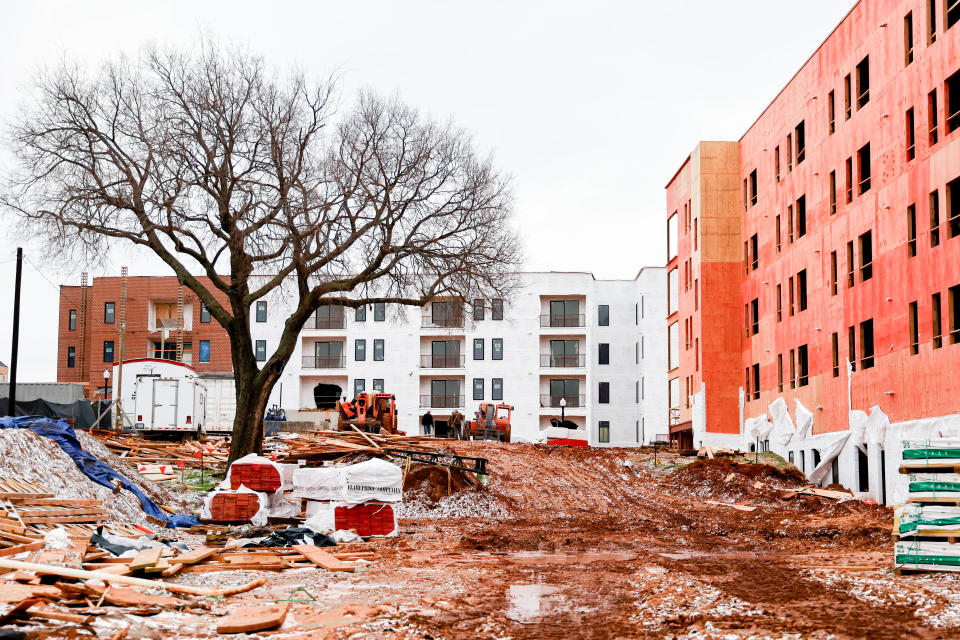Construction of the fourth and final phase of apartments at Page Woodson is set to be completed by early 2025.