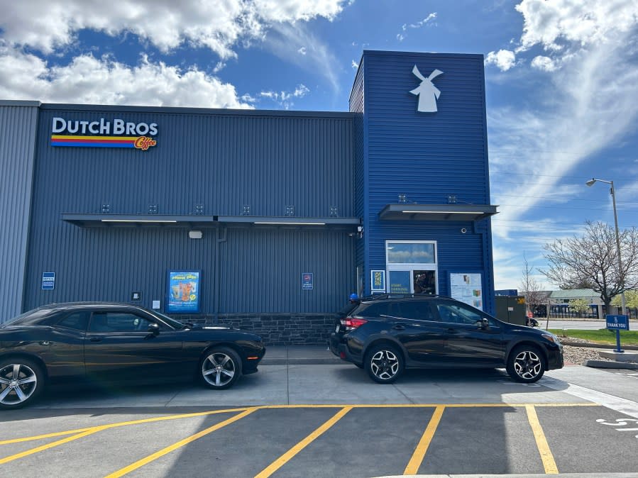 The grand opening of the Dutch Bros location at 1826 South Academy Boulevard