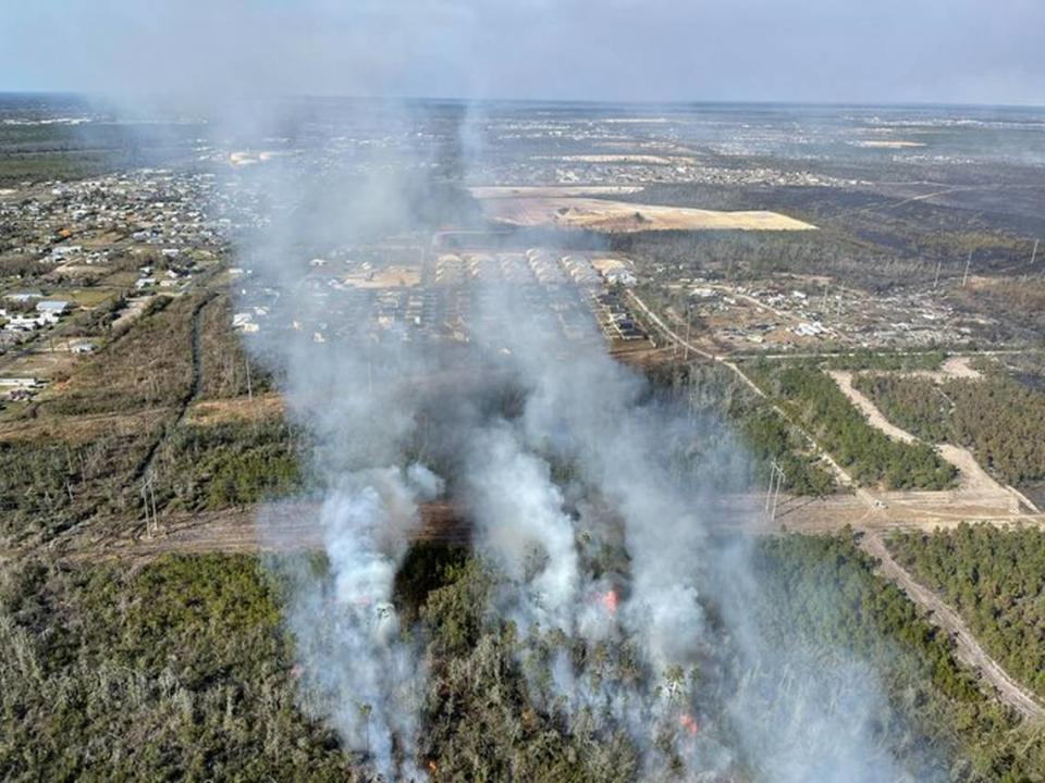 Three simultaneous wildfires in North Florida burned more than 34,000 acres, destroyed two homes and forced evacuations from more than a thousand homes in March. New research suggests climate change could double Florida’s fire risk in the next 30 years.