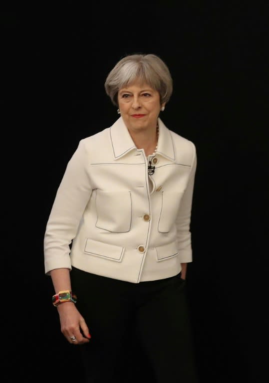 British Prime Minister Theresa May took aim at Russia at a major speech to her Conservative Party, cutting a stronger figure as internal Brexit divisions took a back seat