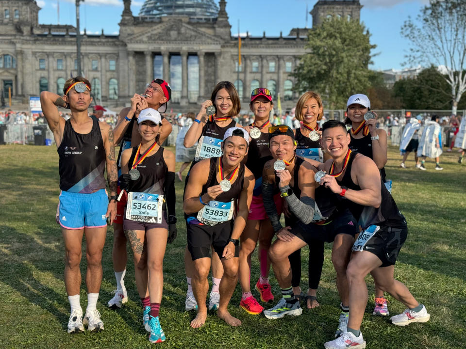 Team BMW Group Asia at the 2023 Berlin Marathon. (PHOTO: BWM Group Asia)