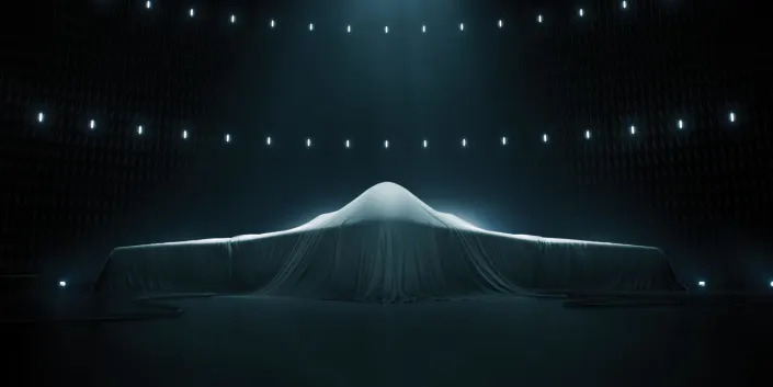 The B-21 Bomber was unveiled Friday.