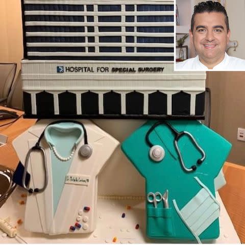 Buddy Valastro/Instagram; Inset: Paul Archuleta/Getty Buddy Valastro thanks medical staff after bowling accident