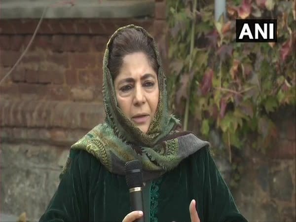 Mehbooba Mufti, former Chief Minister of Jammu and Kashmir (File Photo)