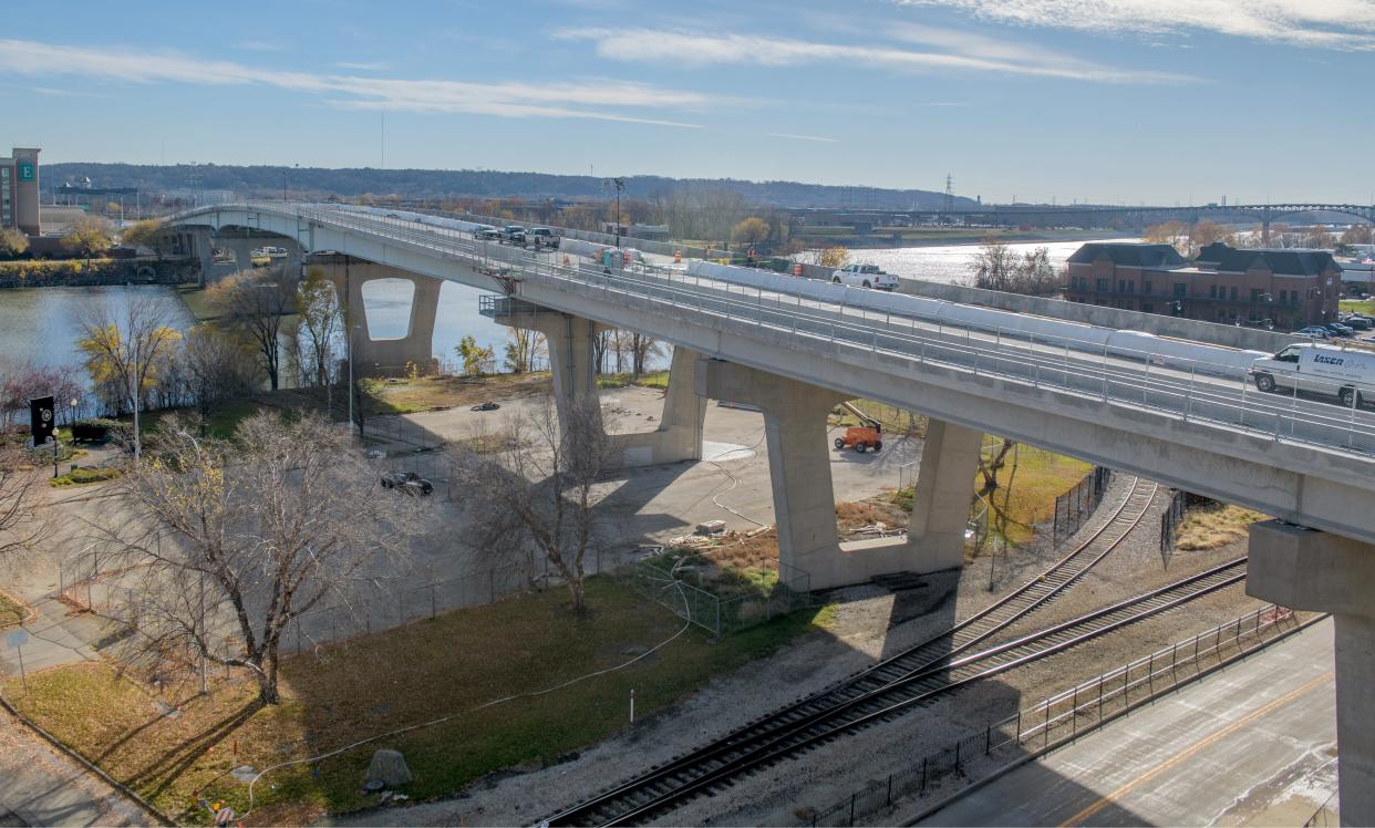 The newly-renovated Bob Michel Bridge is expected to reopen for traffic in mid-December.