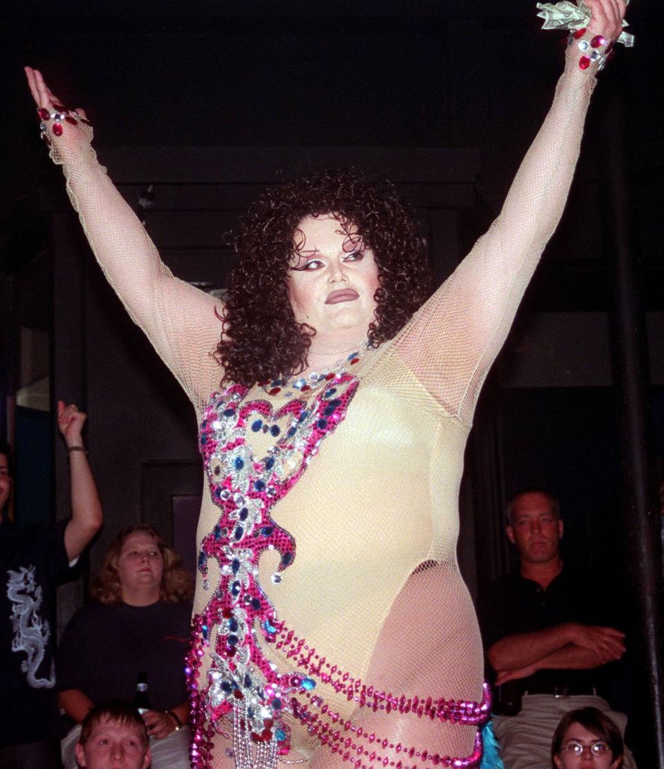 Tara Nicole performing at Mickey Ratz in downtown Wilmington, where Prost is now, circa 2000.