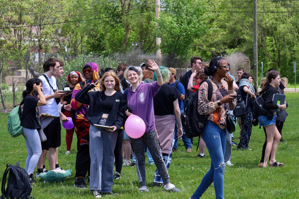 Students organized a walkout at the Midland Innovation and Technology Charter School on May 8, 2024, to have their voices be heard on the recent firing of their principal and the suspension of 10 students. The walkout was organized on their lunch break.