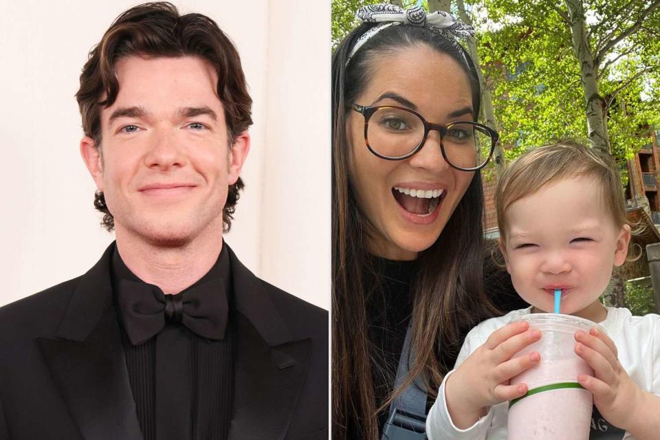 <p>Rodin Eckenroth/Getty, Olivia Munn/Instagram</p> John Mulaney, Olivia Munn and son Malcolm