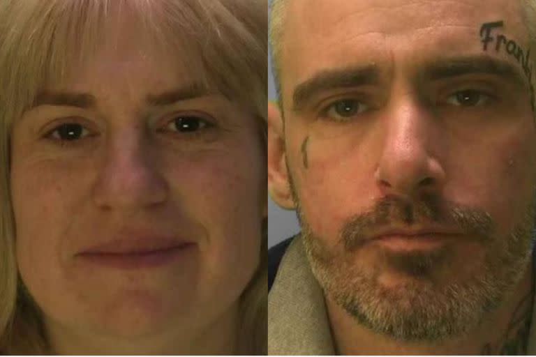 Christopher Bennett y Gemma Brogan fueron encarcelados (Foto: Sussex police)