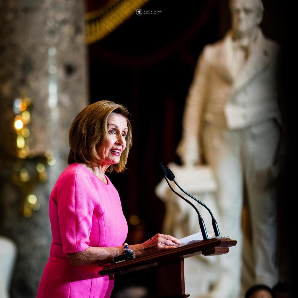 裴洛西原本是一名家庭主婦，1960年代才投入政壇。（圖／翻攝自臉書House Speaker Nancy Pelosi）