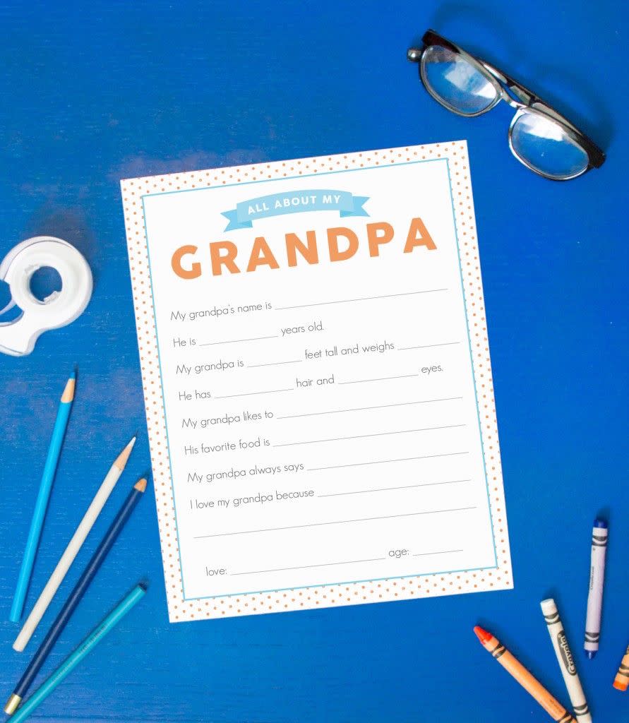 48) Grandpa's Father's Day Card