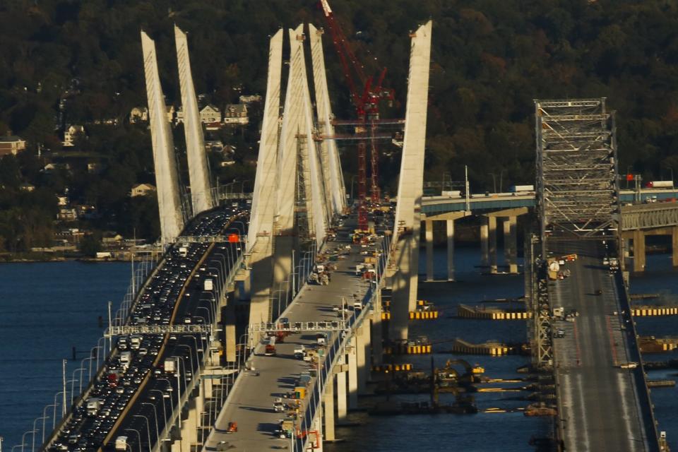 New York's Tappan Zee bridge, pictured here, which is cable-stayed, is in the process of being replaced to the tune of $4 billion.