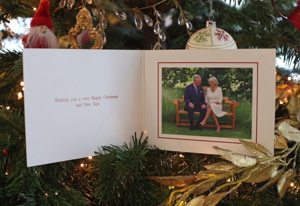 8) Prince Charles and the Duchess of Cornwall's Christmas card, 2018