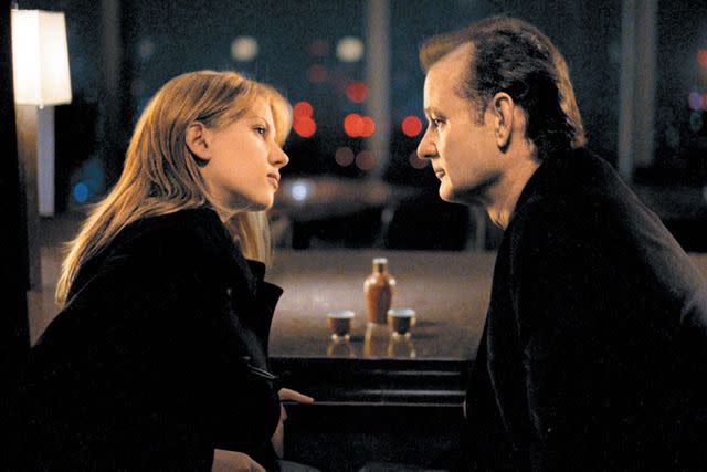 <p>Focus/Kobal/Shutterstock</p> Scarlett Johansson and Bill Murray in 'Lost in Translation'.