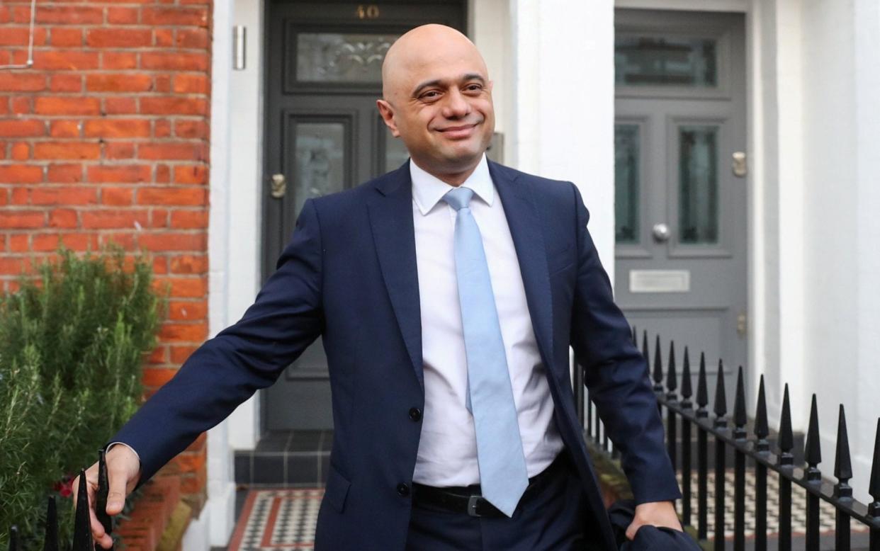 Sajid Javid quit as Chancellor over Number 10's plans to have greater power over the Treasury - SIMON DAWSON/REUTERS