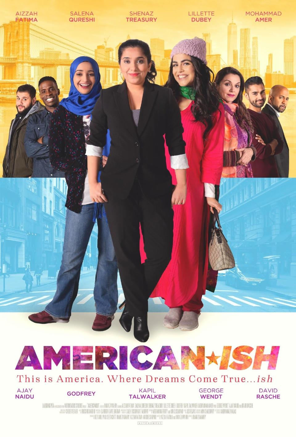 The movie poster for "Americanish," an American Muslim romantic comedy directed by University of Florida lecturer Iman Zawahry that premiers May 23, 2021. (Photo courtesy of David Magdael & Associates, Inc.)