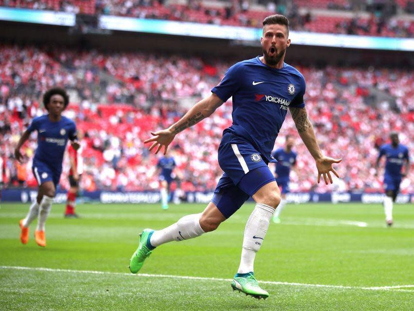 Goals from Olivier Giroud and Alvaro Morata sealed Chelsea's place in the final: PA