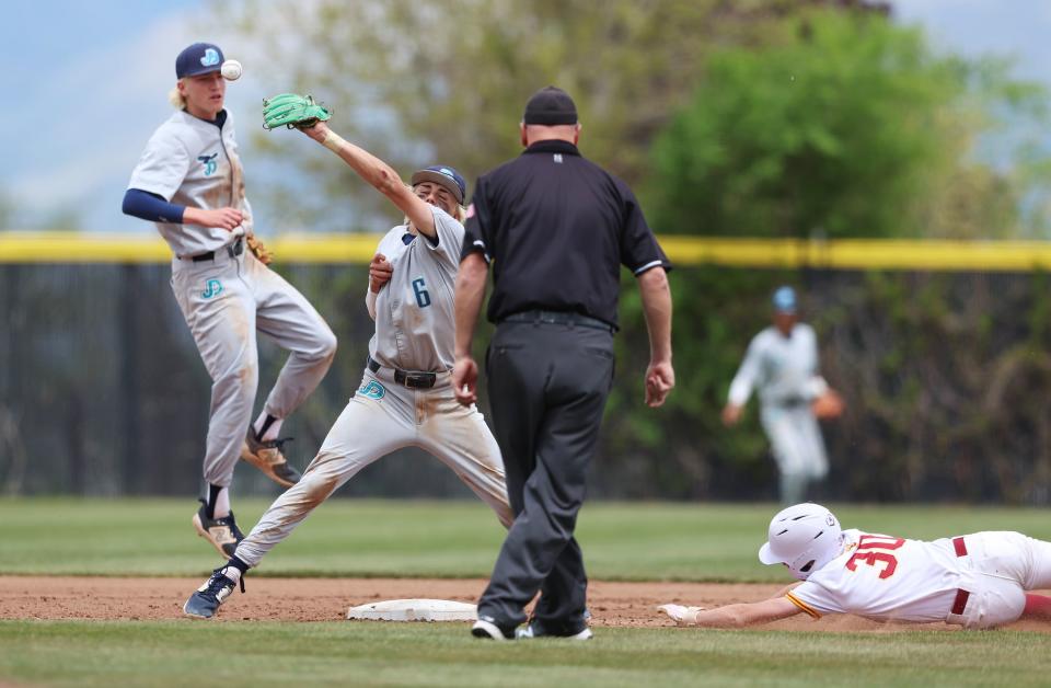 Juab and Juan Diego Catholic High School play for the 3A baseball championship at Kearns High on Saturday, May 13, 2023. Juab won 7-4. | Scott G Winterton, Deseret News