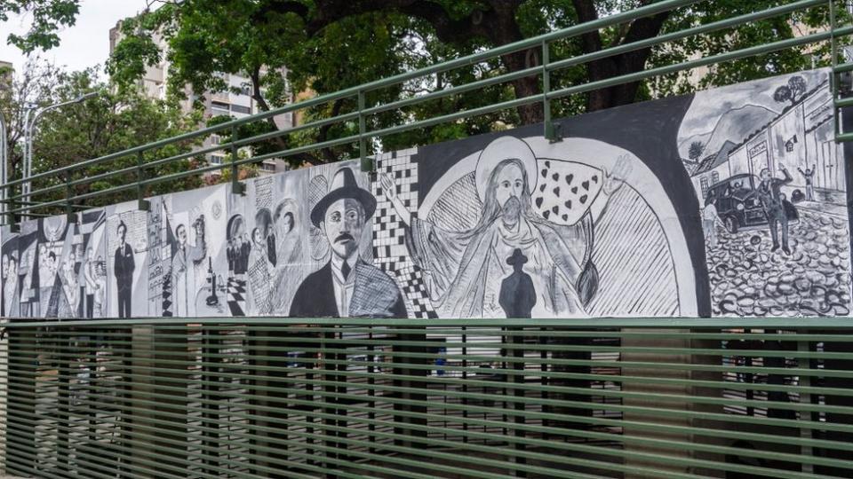 Mural de José Gregorio Hernández.