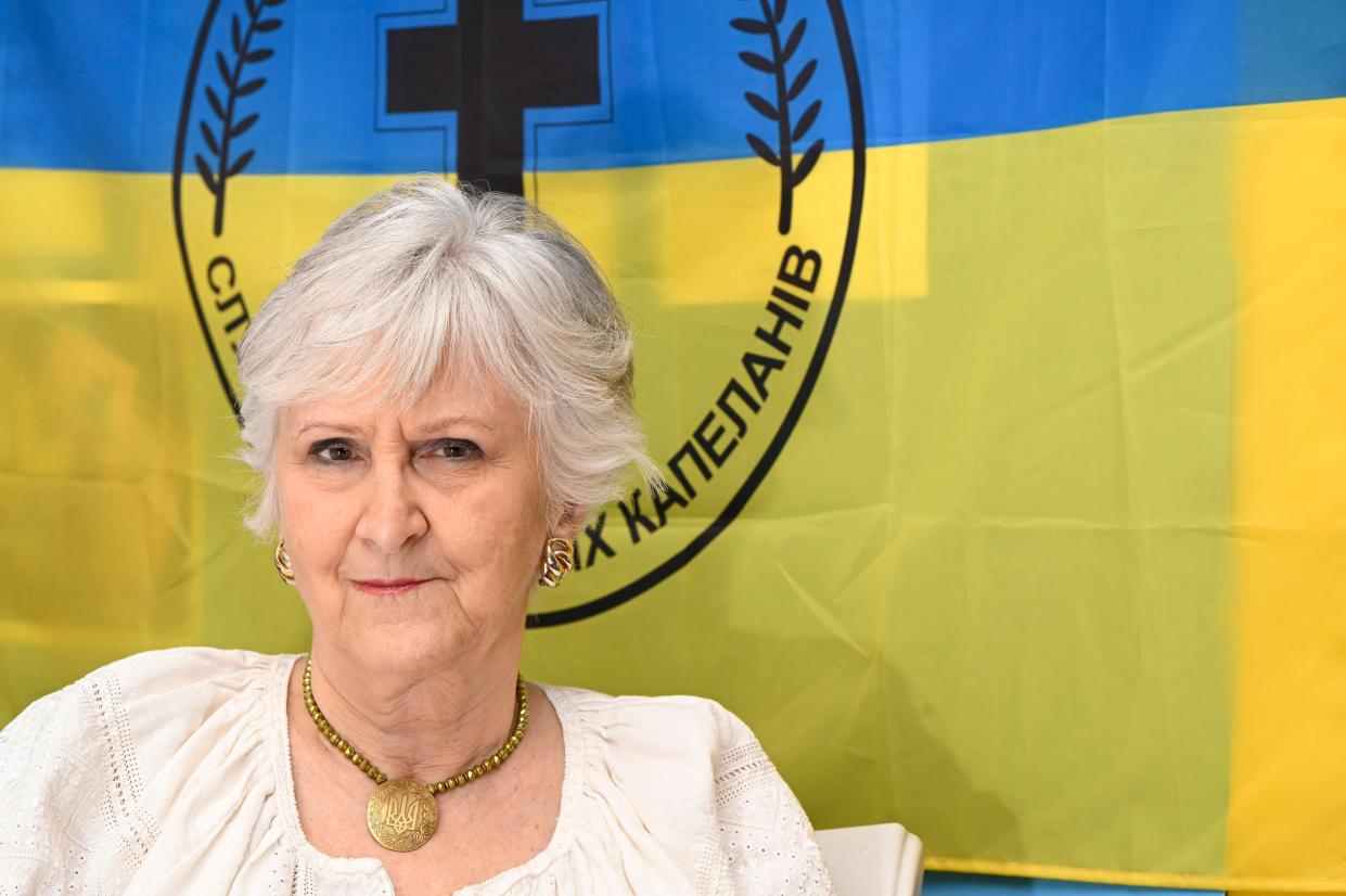 Tania Vitvitsky offered a slide presentation documenting her most recent two-month trip to Ukraine to Branch 56 of the Ukrainian National Women's League of America on Jan. 16. Vitvitsky both wants to promote postwar tourism and raise awareness for ukrainecharitable.org.