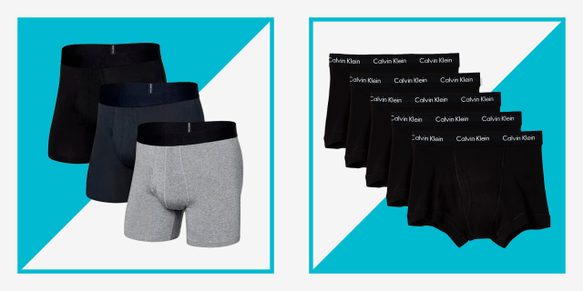 Bonds Men's Everyday Microfibre Trunks 3-Pack - Blue/Black/Grey