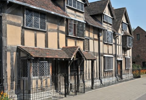 Shakespeare's birthplace - Credit: Getty