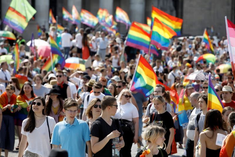 "Equality Parade" rally in support of the LGBT community, in Warsaw