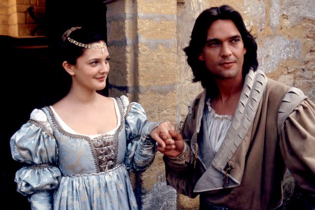 <p>20th Century Fox Film Corp.</p> Drew Barrymore and Dougray Scott in 'Ever After'