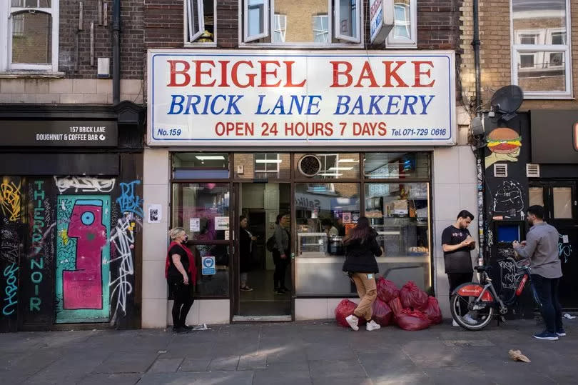 Beigel Bake, with its distinctive white sign, no longer has a rival in its neighbour, the Beigel Shop