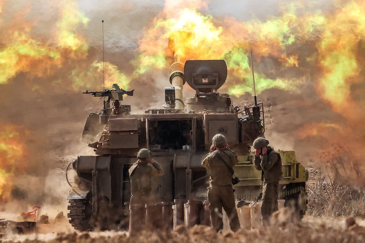 Israel is amassing troops near the Gaza border (PA)