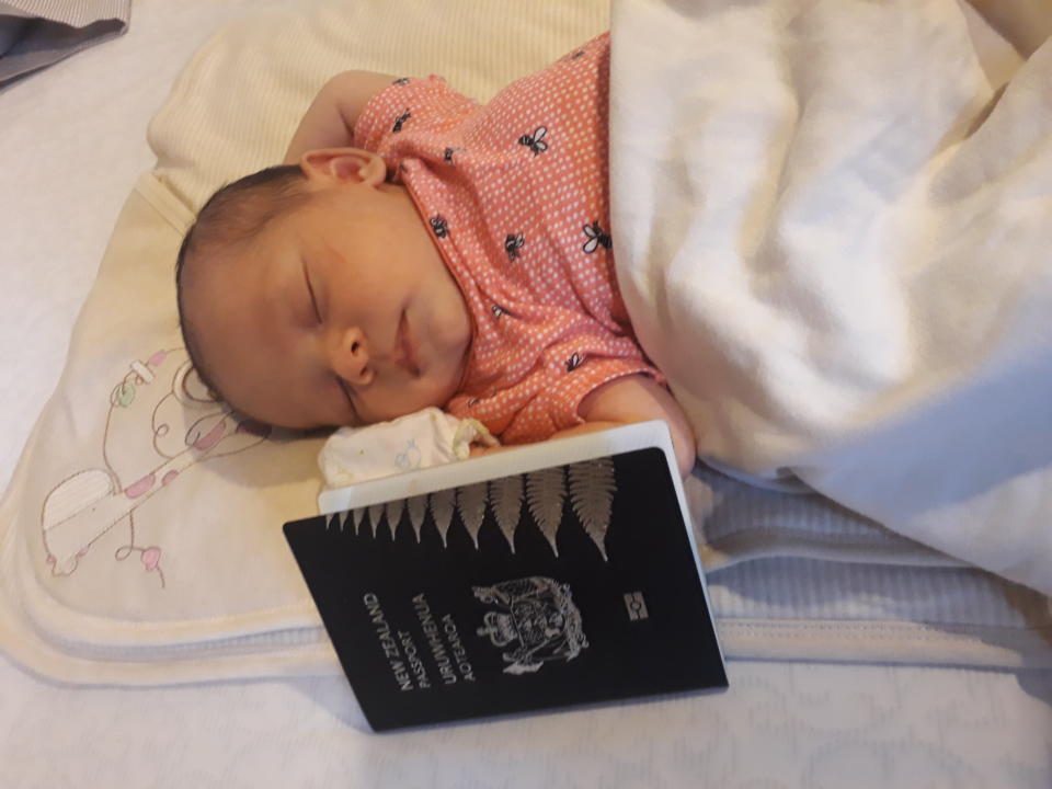 My daughter wasn't as excited as I was to receive her New Zealand passport by mail while living in Thailand.  (Photo: Photo Courtesy of Elen Turner)