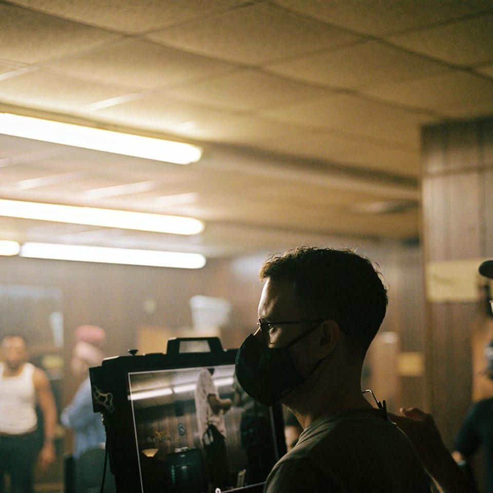 Christian Sprenger on the set of “Atlanta” - Credit: Hiro Murai