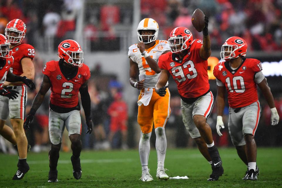 The Tennessee Volunteers will host the Georgia Bulldogs in Knoxville on Nov. 18, 2023.