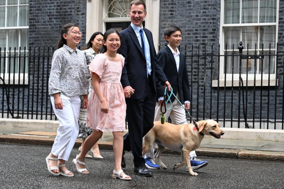 <p>Jeremy Hunt leaving Downing Street this morning</p> (Jeremy Selwyn)