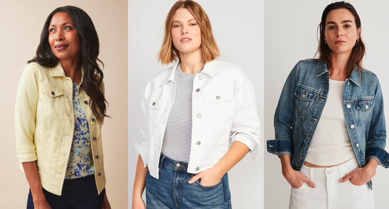 These denim jackets for women are perfect for spring.