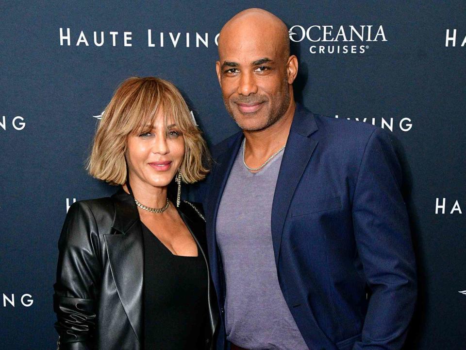 <p>Eugene Gologursky/Getty</p> Nicole Ari Parker and her husband Boris Kodjoe attend the Haute Living dinner in June 2023 in New York City