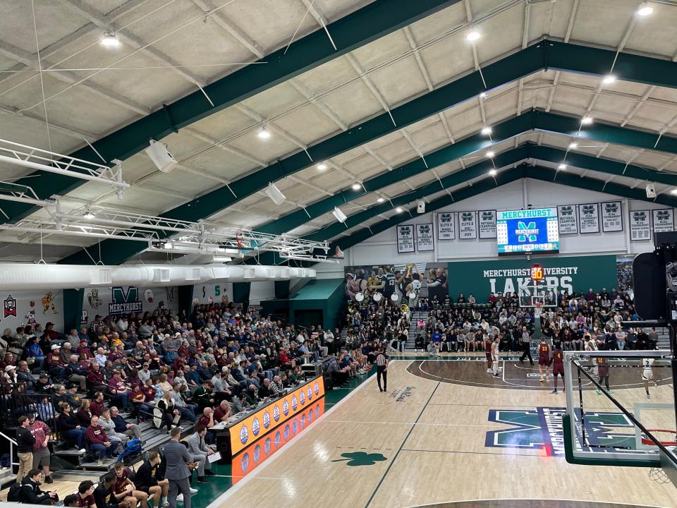 The Mercyhurst Athletic Center is one of several of the university's facilities that will host NCAA Division I competition starting in the fall.
