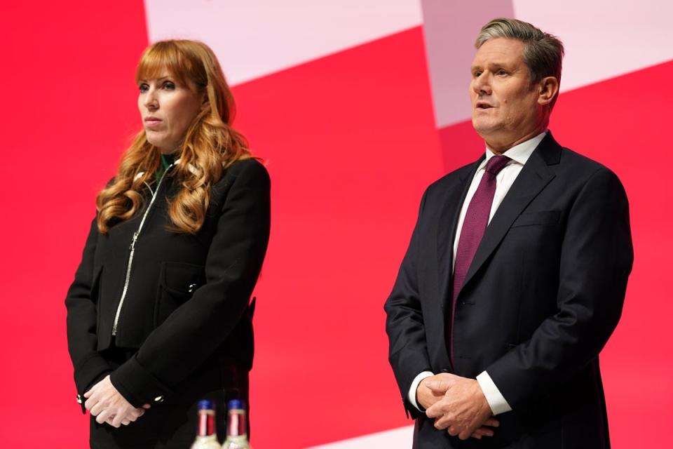 Rayner and Starmer at Labour’s annual conference in 2022 (Getty Images)