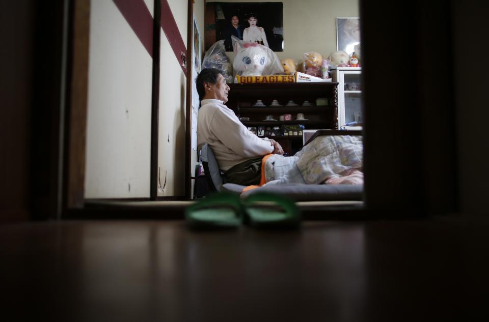 Seiji Sasa, a 67-year-old former professional wrestling promoter, speaks during an interview with Reuters at his home in Sendai, northern Japan December 18, 2013. (REUTERS/Issei Kato)