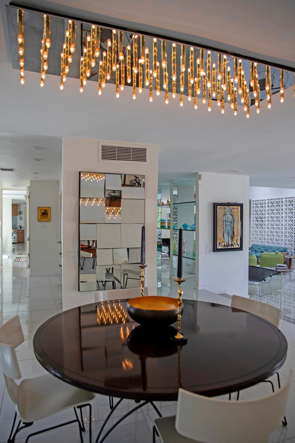 The home of Nancy Pesoli, one of several homes in Cody Court, will be featured in Modernism Week 2024 neighborhood tours, as seen in Rancho Mirage, Calif., on Monday, February 12, 2024.