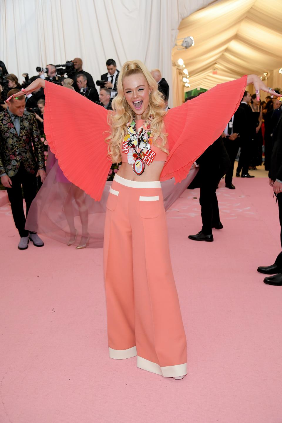 <h1 class="title">The 2019 Met Gala Celebrating Camp: Notes on Fashion - Arrivals</h1><cite class="credit">Neilson Barnard/Getty Images</cite>