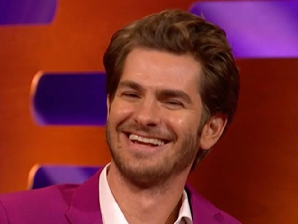 Andrew Garfield en The Graham Norton Show (BBC iPlayer)