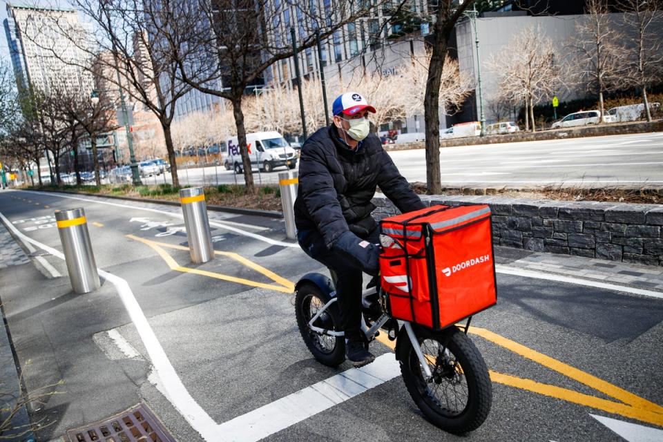 DoorDash was critisied in 2019 for withholding tips from drivers (Copyright 2020 The Associated Press. All rights reserved.)