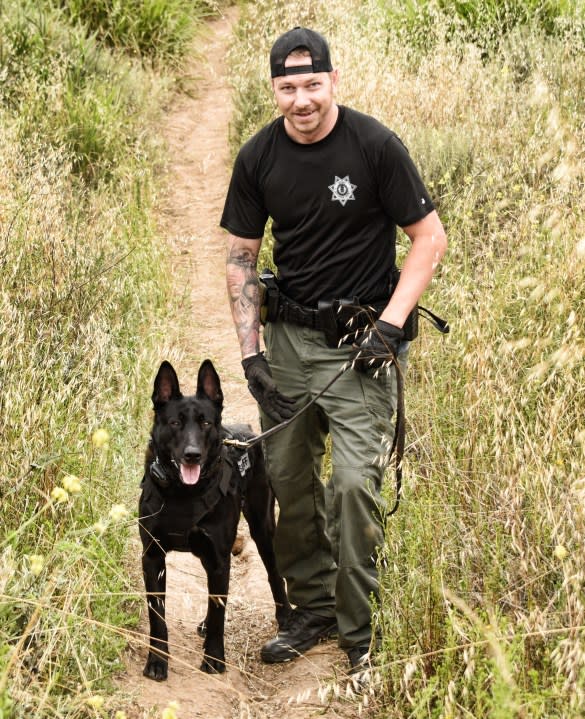 Jefferson County Sheriff's Office deputy Zach Oliver is working with a new K-9 named Ragnar.