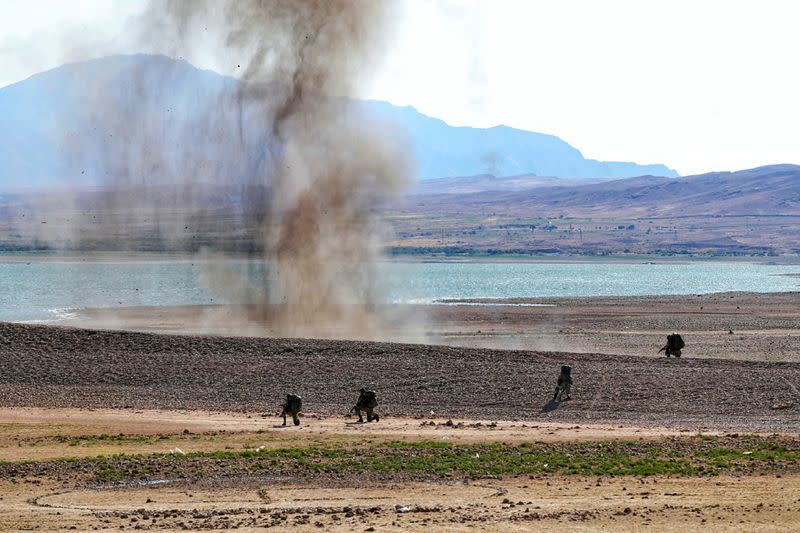 Iranian Army exercise in northwestern Iran