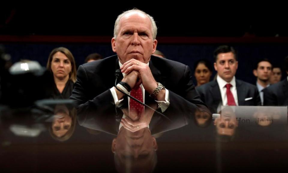 Brennan did not threaten to sue Trump personally but to make a case in court that Trump had abused his executive power by revoking his security clearance in response to criticism.