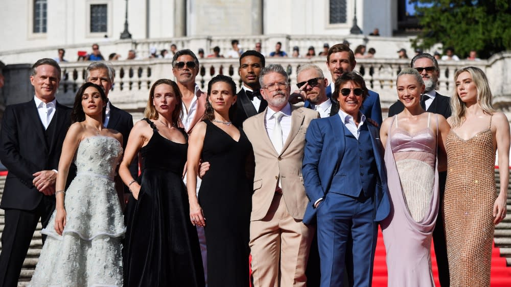 The entire “Mission: Impossible 7” cast gathered in Rome for the movie’s long-awaited world premiere.