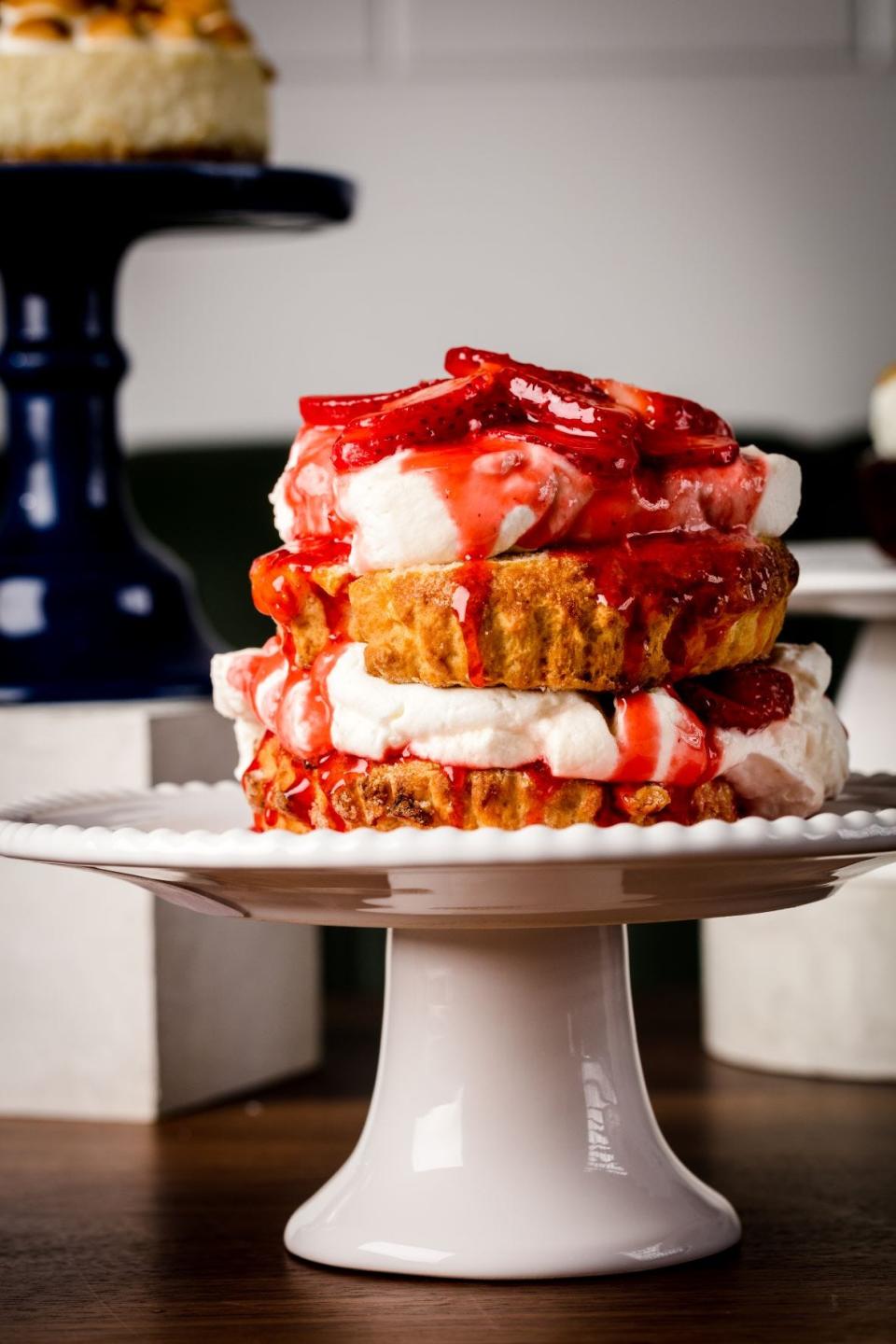 Strawberry shortcake at The Blue Dog Cookhouse and Bar in Boca Raton.