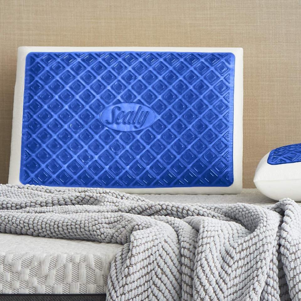 best cooling pillows sealy blue chill 